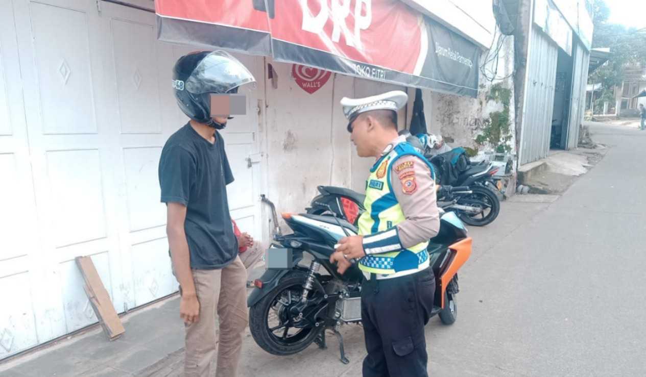 Polisi di Garut Intensifkan Penertiban Penggunaan Knalpot Brong di Jalanan