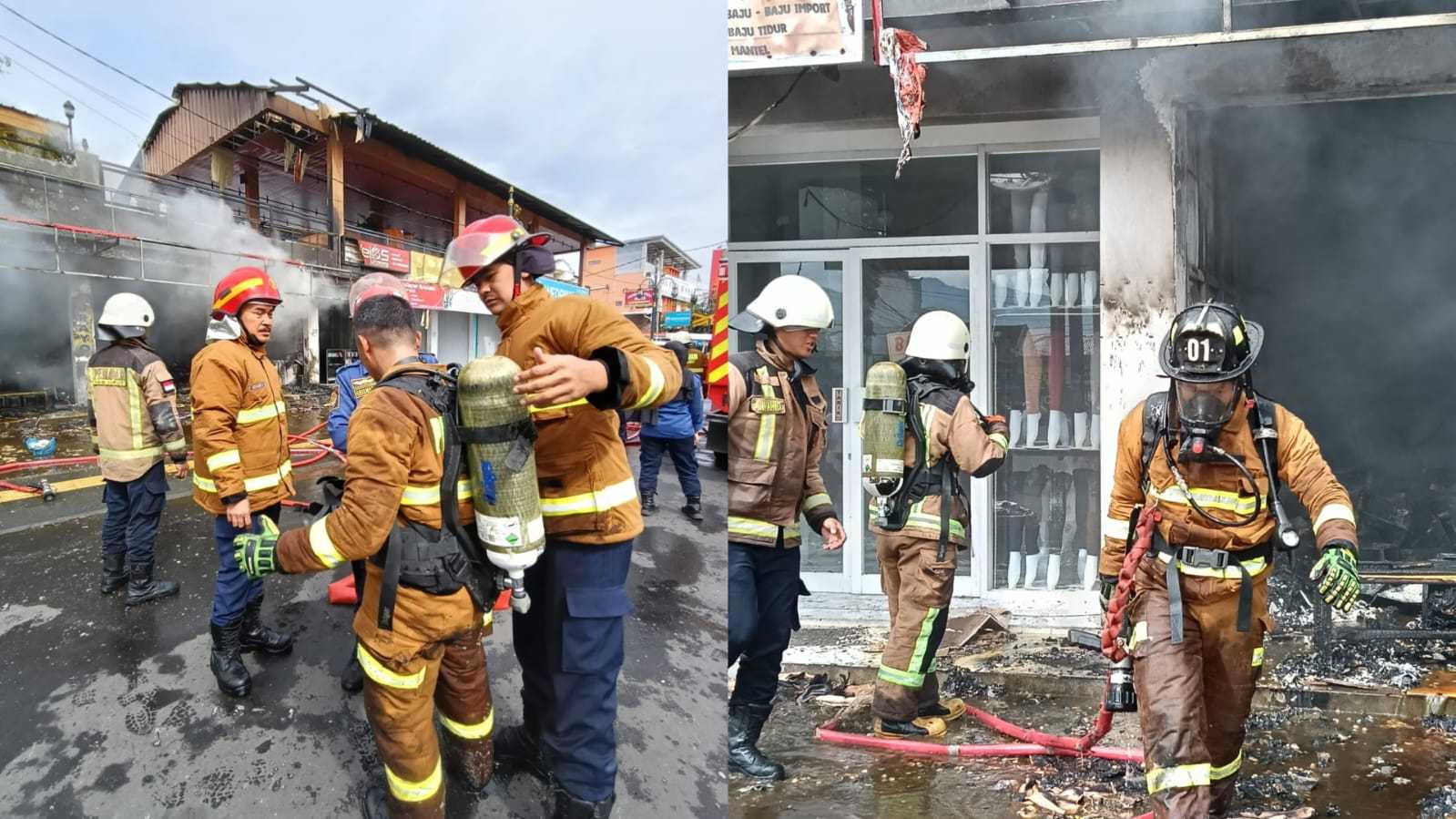 Kebakaran Ruko di Jalan Pramuka Garut, Kerugian Capai Rp200 Juta