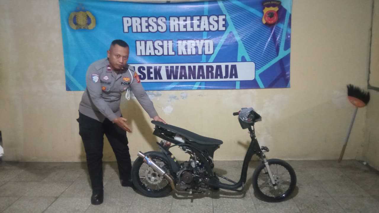 Patroli Malam Polisi di Wanaraja Garut Amankan Remaja dan Motor Diduga Balap Liar