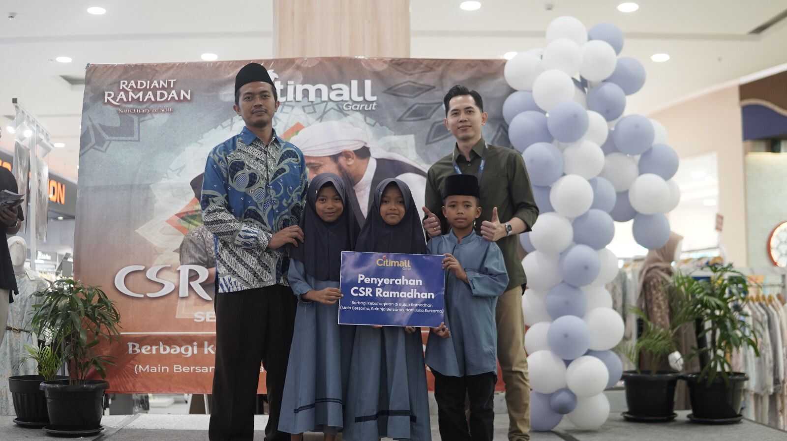 50 Anak Yatim Diajak “Liburan Ramadan” di Mall oleh Citimall Garut